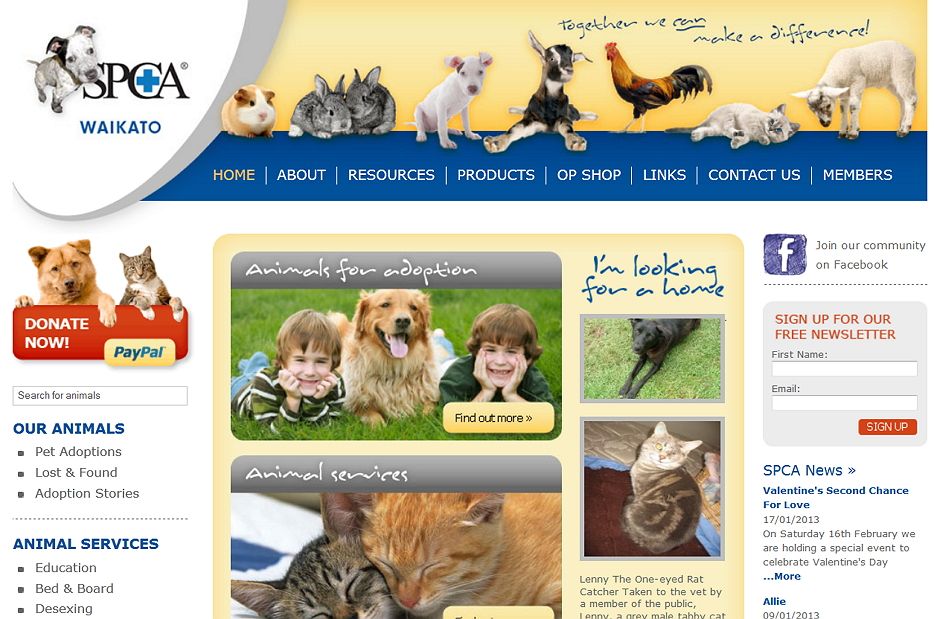 SPCA Website