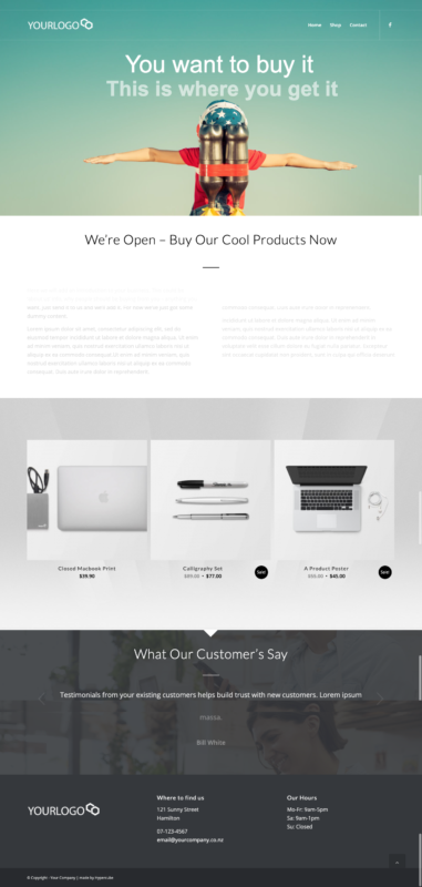speedy-ecommerce ecommerce website in 24 hours